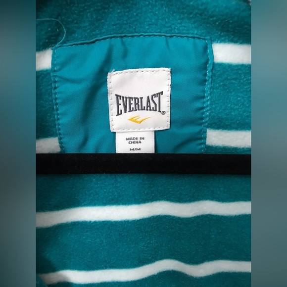 EVERLAST Womens Fleece Lined Puffer Teal Vest Jacket Size Medium - Picture 11 of 12